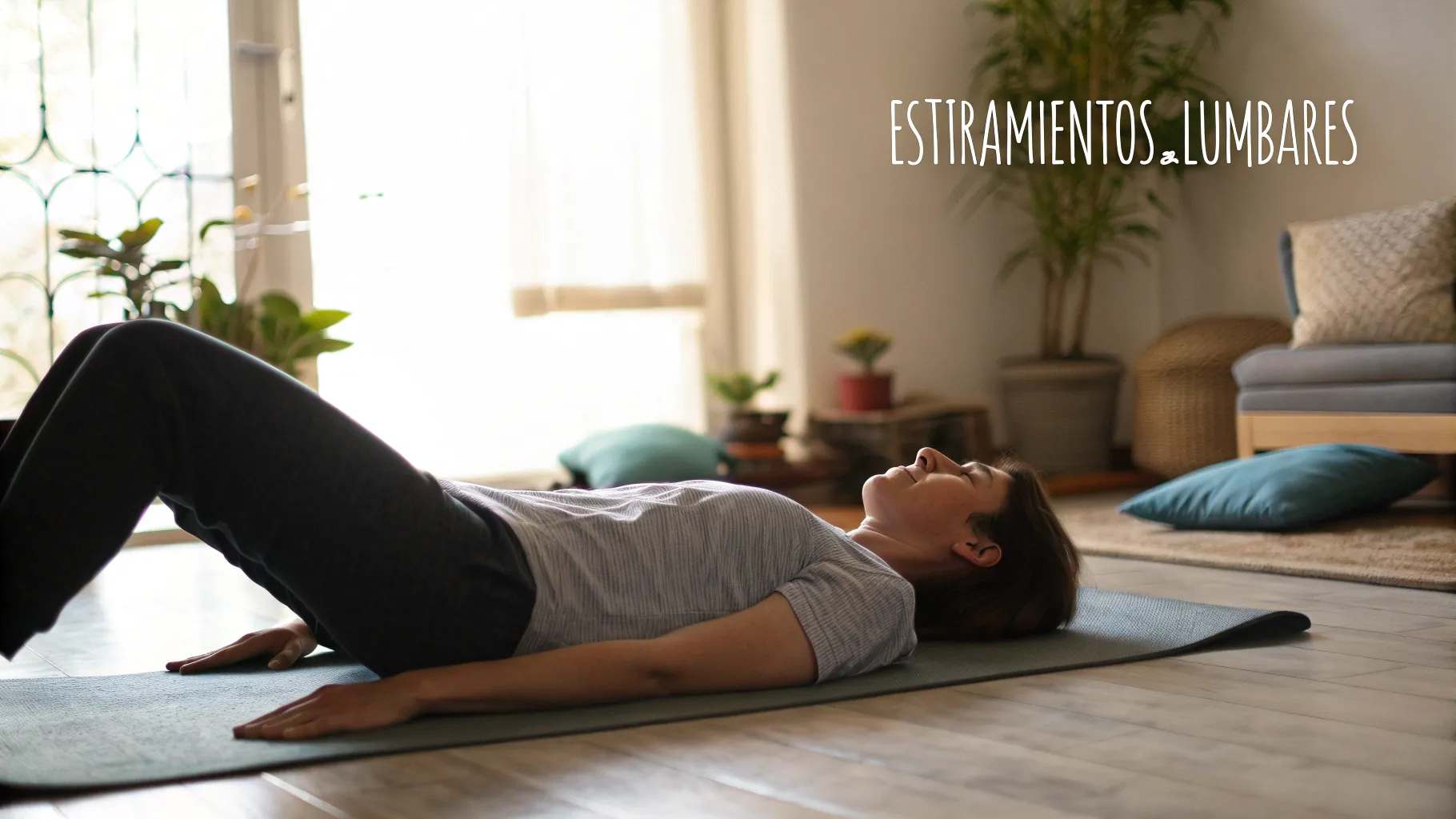 estiramientos lumbares aliviar el dolor lumbar
