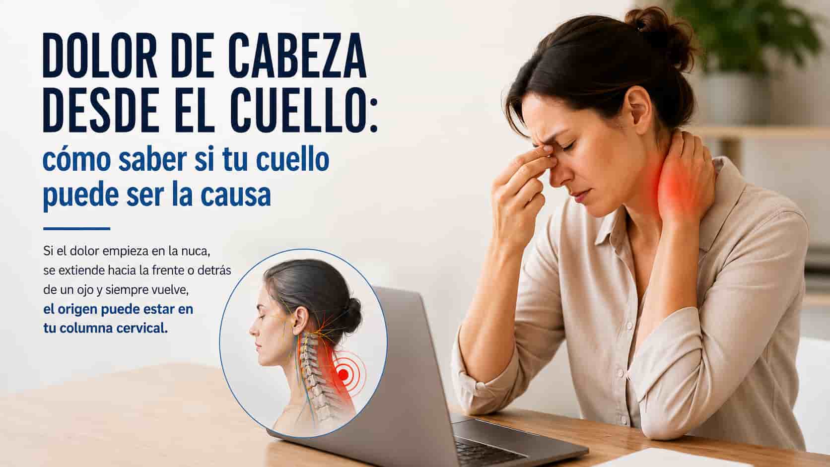 dolor de cabeza desde el cuello